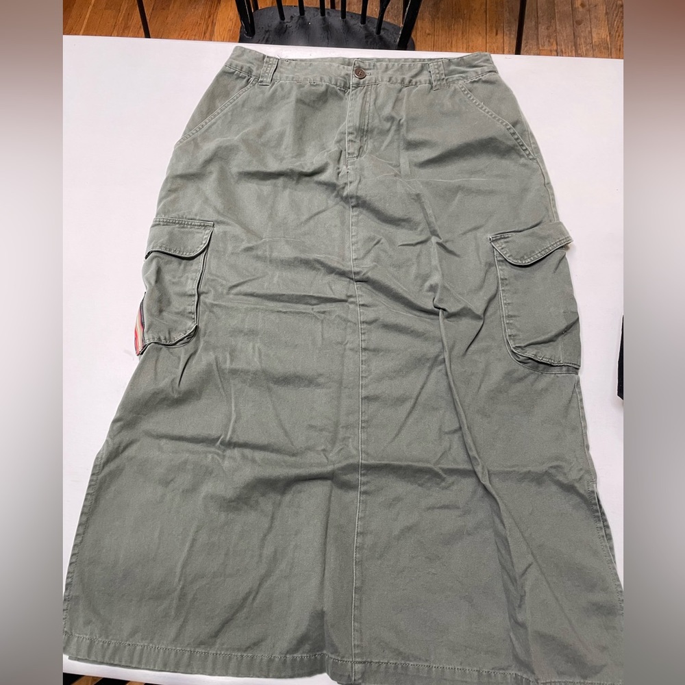Vezucci Vintage Maxi Cargo Skirt Size 12